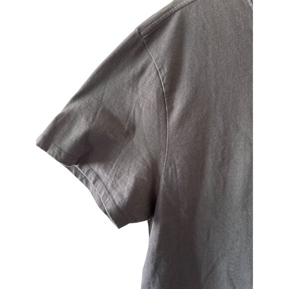 Fear of God FOG Essentials Size XL Gray Long T Shirt Top Crewneck Oversized S/S - Picture 3 of 10